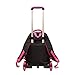 Fellibay Rolling Backpack Kids Backpack 3 Wheels Kids Trolley Schoolbag Girls Backpack(Black)