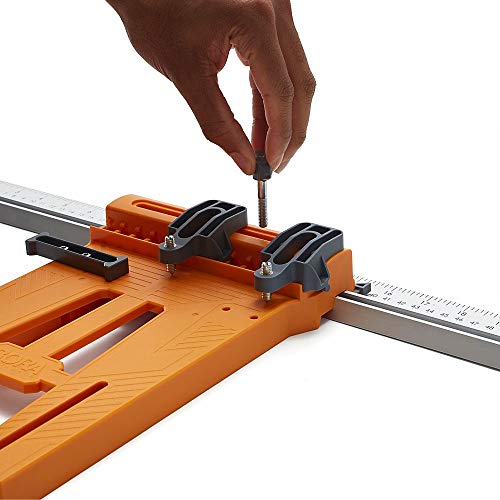 BORA Rip Guide with Saw Plate + Rip Handle, BORA Cutting System Rip Guide for Circular Saws