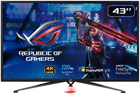 ASUS ROG Strix XG438QR HDR Large Gaming Monitor — 43-inch, 4K (3840 x ...