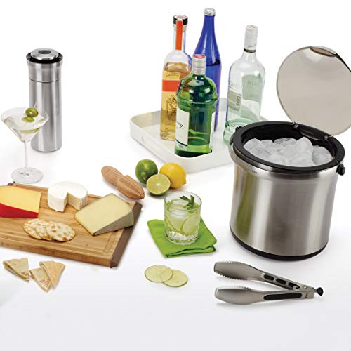 OXO SteeL Ice Tongs, Stainless Steel,Silver/Black Pricepulse