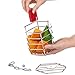 KINTOR Baffle Cage,Parrot Stainless Steel Foraging Toy for African Grey Amazon Cockatoos Eclectus Large Conures Macaw (Large)