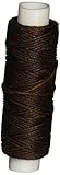 Tandy Leather Factory Waxed Nylon Thread, 25-Yard Spool, Brown