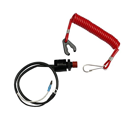 Buy Outboard Engine Motor Scooter ATV Kill Stop Switch+Safety Tether