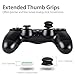 Fosmon [Set of 4] Extended Thumb Grips Analog Stick Joystick Controller Performance for PS4 | PS3 | Xbox 360 | Wii U (Solid Black)
