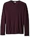 Calvin Klein Men's Solid Ribbed Long Sleeve V-Neck Shirt