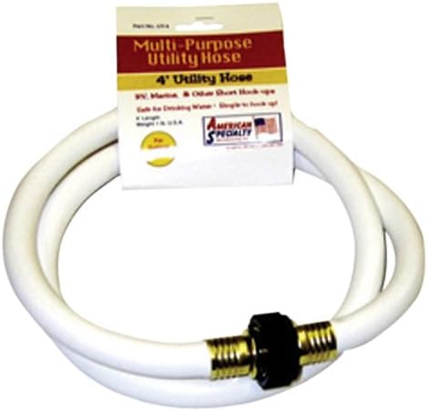 American Speciality (UT-4 American Specialty 1/2" x 4' Water Line Hose