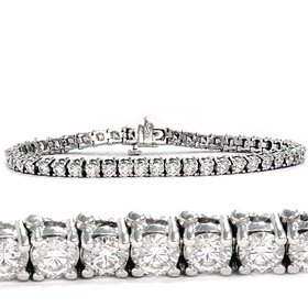 Beautiful Diamond Jewelry For Women 3.00CT Tennis Bracelet 14K White Gold