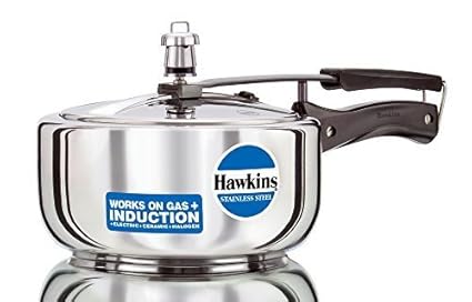 Hawkins Stainless Steel 3.0 Litre Pressure Cooker by A&J Distributors, Inc.