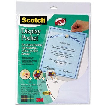 Scotch Command Display Pocket FRAME,DISPLAY POCKET,CR BL2114RNN (Pack of20)