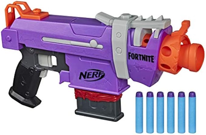 NERF Fortnite SMG-E Blaster -- Motorized Dart Blasting