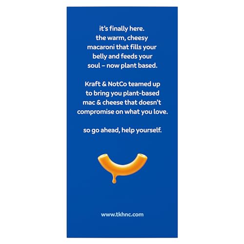 KRAFT NOTCO WHITE CHEDDAR STYLE PLANT BASED MAC & CHEESE, 6 OZ BOX