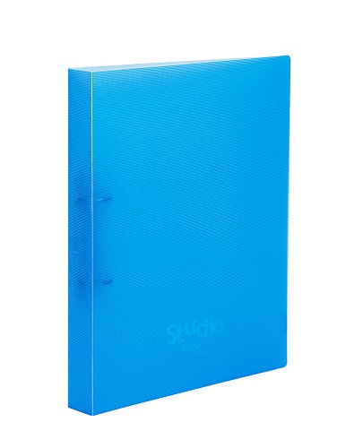 Pardo 852503 – Polypropylene Folder with Design Study, 4 Rings of 25, Blue