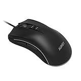 AUKEY Wired Gaming Mouse with 4 Adjustable DPI, 7 Omron Switches and High Precision Optical USB Gaming Mouse for PC/Laptop/Desktop Windows System (Black)