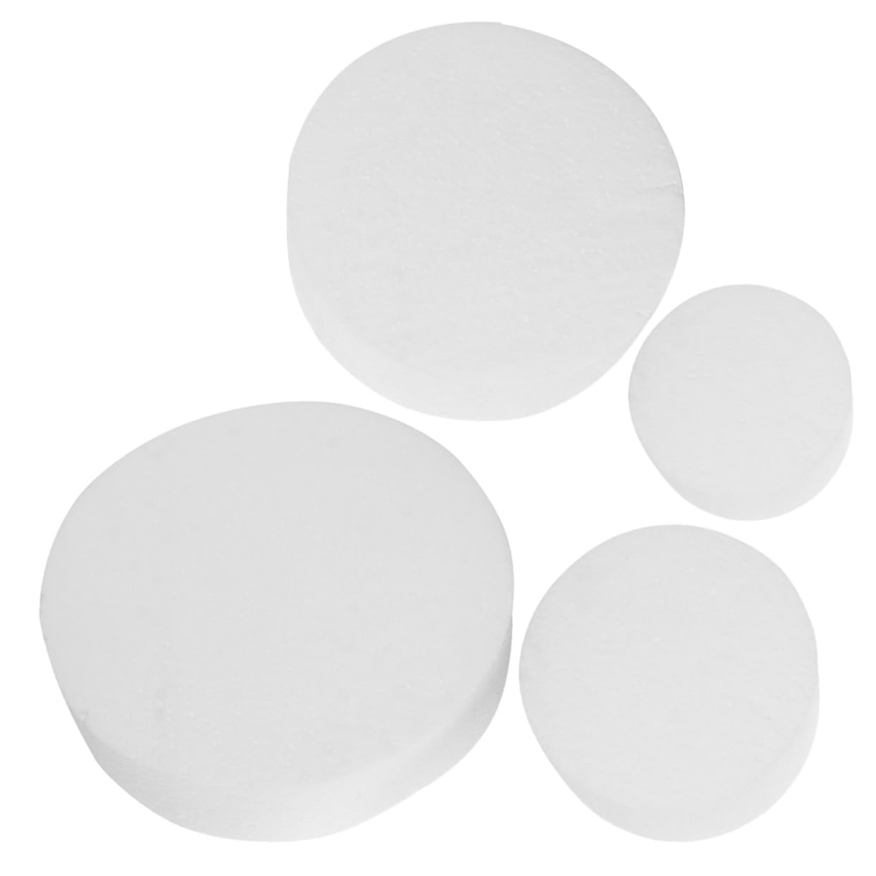 RORPOIR 4Pcs Cake Dummies for Decorating Foam Cake Model Set for Bakery Practice Reusable Cakes for Display and Arts Crafts Projects