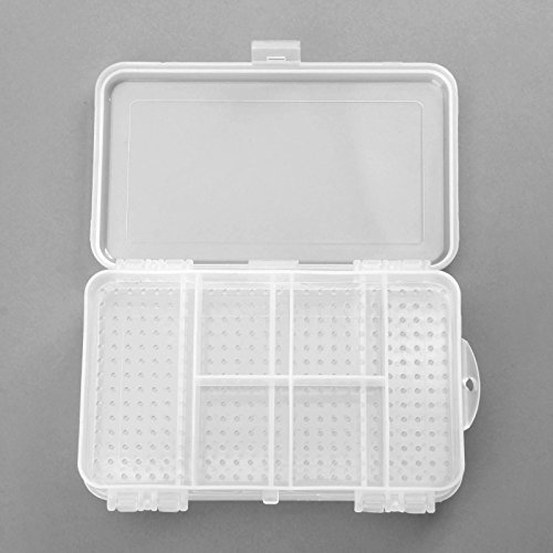 1pc 10 Slots Travel Clear Organizer Container Plastic Jewelry Beads Craft Box Case