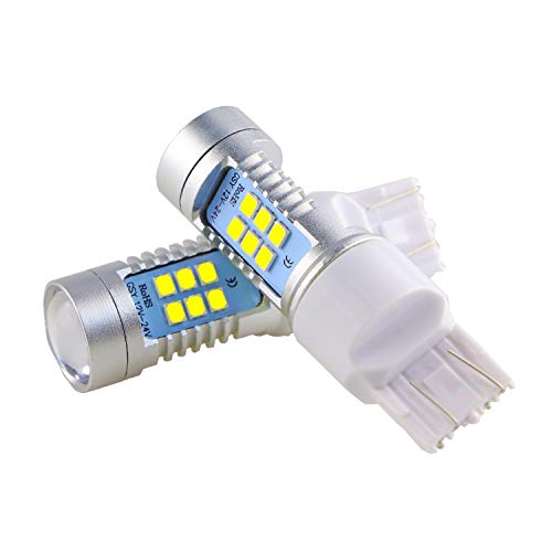 Dantoo 2 pcs 7443 7444 7441 7440 LED Bulb Extremely Bright Reverse Light Bulbs 6000K Xenon 21 SMD White Backup Reverse LED Light Lamp - Thumbnail 3