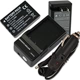 Battery + Charger for Kodak EasyShare Camera Z7590 KLIC-5001 + car plug