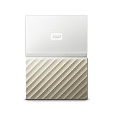 WD 4TB White-Gold My Passport Ultra Portable External Hard Drive - USB 3.0 - WDBFKT0040BGD-WESN (Old Generation)
