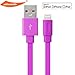yellowknife [Apple MFI Certified] Lightning to USB Cable Sync Charger Data Cable Cord Data 3.3ft / 1m Lightning to USB Sync Charger Data Cable Cord Data for iPhone 5 5S 5C,iPad (Air/4th generation),iPad mini,iPod (7th generation),iPod touch (5th generation)&iPod nano(7th generation) (Light Rose Red)