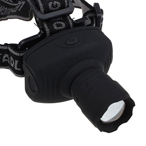 Han Shi Flashlight 3-Mode CREE Q5 1000 Lumens LED Zoomable Headlamp AAA Battery Waterproof Head Torch Light Lamp Lighting Camping Backpacking Hunting Fishing