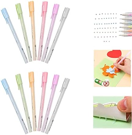 Set 20 Penne A Colla Per Scrapbooking - Asciugatura Rapida, Punta Sottile, Per Fai Da Te E Carta - Foto 9