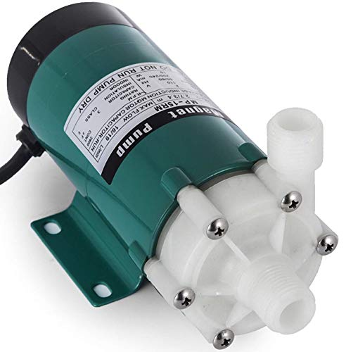 KOLERFLO 110v Home Brewing System Beer Pump,MP-15R Magnetic Beer Water Pump,Food Grade High Temperature Resistance with CE Certification (MP15-RM-P)