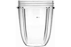 Zuikn 18 oz Short Cup Blender Replacement Cup Compatible for NutriBullet 600w and 900w Blender,Juicer Mixer Replacement Parts