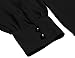 IN'VOLAND Women Long Sleeve Casual Loose Curved Hem Button Down Shirt Plus Size