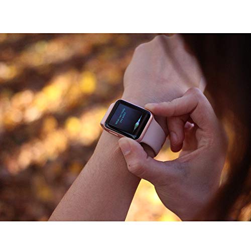 AdMaster Compatible for Apple Watch Band 38mm/40mm, Soft Silicone Replacement Wristband Classic Sport Strap Compatible for iWatch Apple Watch Series 1/2/3/4, Edition, Nike+, M/L Size 8 Pack