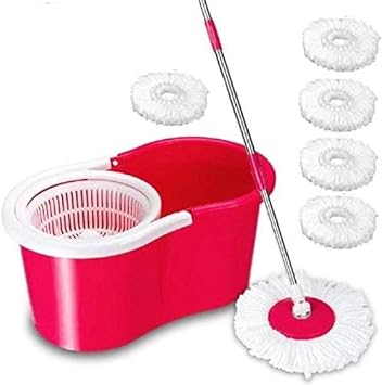 Daive S Mop Floor Cleaner With Bucket Set Offer With Big Wheels