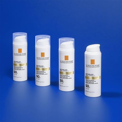 La Roche Posay Gel-Creme Protetor Anti-Envelhecimento, Fotocorrector de Uso Diário com FPS50, Corrige Rugas e Manchas, Melhora a Elasticidade, Fórmula com Cellox-B3 Tech, Anthelios, 50 ml