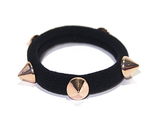 Heavy metal stylish hair elastic band set (black-2 pcs / set)