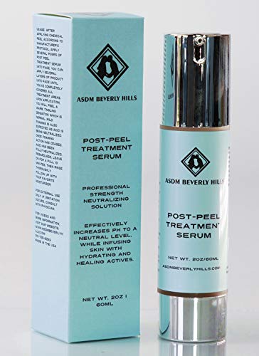 ASDM Beverly Hills Post Peel Neutralizer Treatment Serum- Professional Strength, Chemical Peel Neutralizer, Rebalancing Skin PH 2 OZ/60 ML - Thumbnail 3