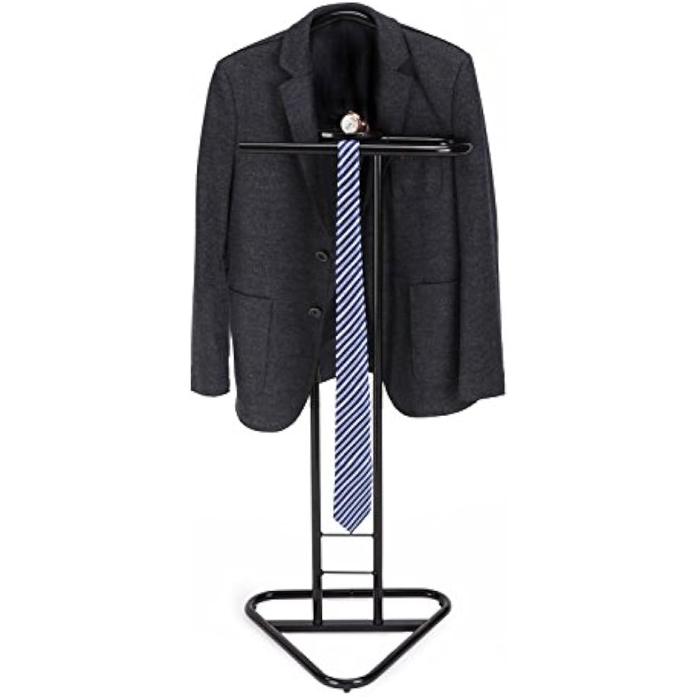 Men&rsquos Valet Stand Suit Clothes Rack Black Metal Home & Kitchen eBay