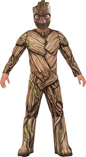 Rubie's630782_S Guardians of The Galaxy Vol. 2 Child's Muscle Chest Costume, Groot Deluxe, S
