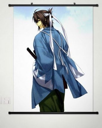 Wall Scroll Poster Fabric Painting For Anime Hakuouki Hijikata Toshizo 1019 S
