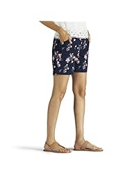 Pantalón corto de chino para dama, corte recto