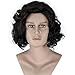 Miss U Hair Men Funny Wigs Adult Short Curly Natural Black Cosplay Costume Full Wig