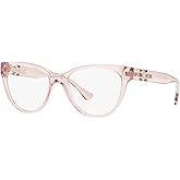 Versace VE3304-5339 Eyeglass Frame TRANSPARENT PINK w/DEMO LENS 53mm