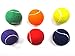 Coast Athletic Color Tennis Ball Set | Green, Orange, Yellow, Purple, Red, Blue Tennis Balls | (6 Pack)