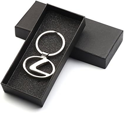 Key Chain Ring Metal Buckle Car Sign For Automobile Logo Accessory Keychain Gift Box (LEXUS)