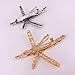 QTMY 2 PCS Metal Starfish Hairpin Hair Clips Hair Accessories