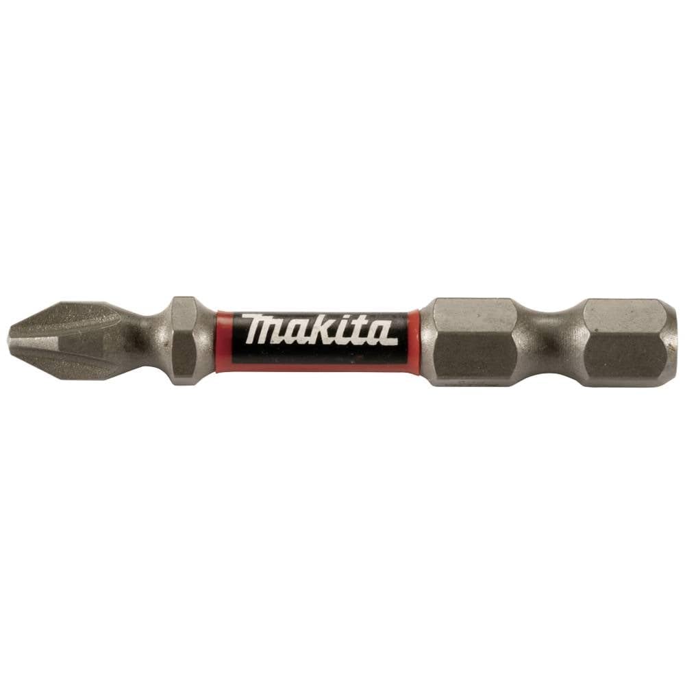 Makita E-03377 Impact Premier Double Torsion Bits PH2 50mm Pack of 10