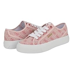 GUESS Women's JELEXA Sneaker, Light Pink 680, 10