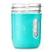 Mason Bottle 8oz Mason Jar Silicone Sleeve (1-Pack) - Regular Mouth Sleeve - Non-Toxic, Dishwasher Safe Mason Jar Sleeve for Extra Grip & Protection - Made in USA (Jar NOT Included)