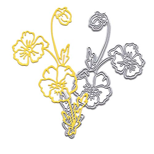 Elaco Rose Metal Die Cutting Dies Stencil Scrapbooking Album Paper Card Decor Craft Embossing DIY (C)