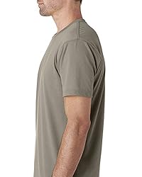 Next Level Men's Sueded Crew L WARM GRAY