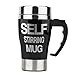 Smileto 350ml Portable Lazy Auto Self Stirring Mug Mixing Tea Coffee Cup Perfect For Office Home Gift (Black)