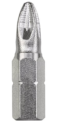 kwb 3 x 25mm PZ4 Industrial Steel Bits, TQ60 Steel, C 6.3 Drive, Mega Grip Ribs