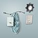 Spectrum Sweep Wall Mount 5-Hook Rack (Satin Nickel) - Wire Storage for Entryway, Bathroom, Backpack, Coat, Jacket, Purse, Belt, Robe, & More / Home Décor & Apartment Essential